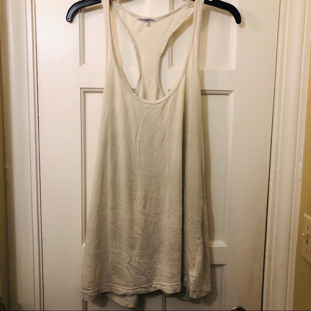 James Perse Cotton Tank Pale Green Size 3